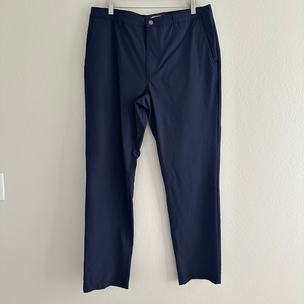 Mountain Khakis Waterrock Pants 35x32 Blue Modern Fit Stretch Travel